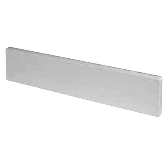 Bild von Frontblende 1/6 Anthrazit zu EVM 212-55. Stärke 21 mm, 547 x 125 mm.
