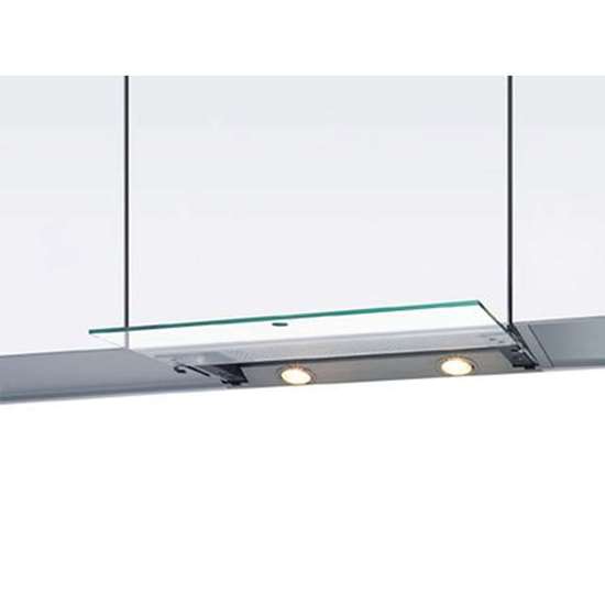 Immagine di Küchen-Abzugshaube EVM 211-60 (Breite 60cm). Edelstahl mit Glasauszug.