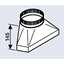 Image de Gaine de ventilation extra-plate type 82, raccord transformateur pour Ø 150 mm