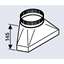 Image de Gaine de ventilation extra-plate type 100, raccord transformateur pour Ø 150 mm
