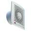 Bild von Bad/WC-Ventilator E-Style 100 mit mechanischer Verschlussklappe.