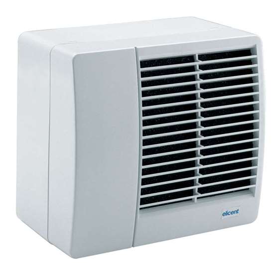 Image sur Ventilateur Radia 130-S pour la ventilation de bains/WC et cuisines (monotubulaire), avec clapet automatique.