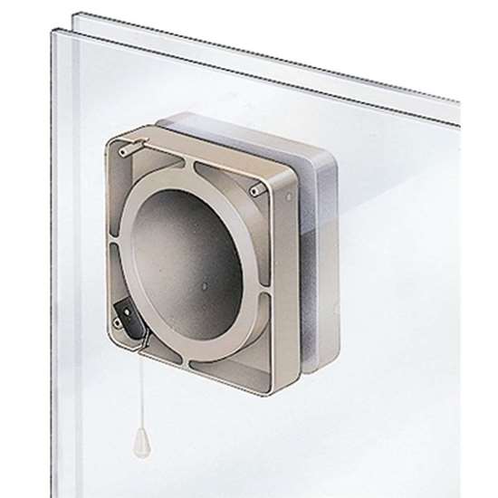 Immagine di Set per montaggio in finestra FES 90 per ventilatore di bagno/WC HR 90. (Helios)