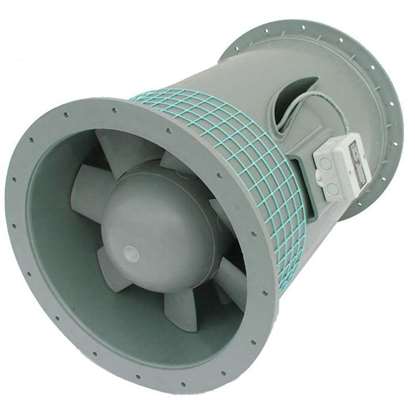 Immagine di Ventilatore assiale, anti AX acido 250/3000, 400V. Ex-e-T3.