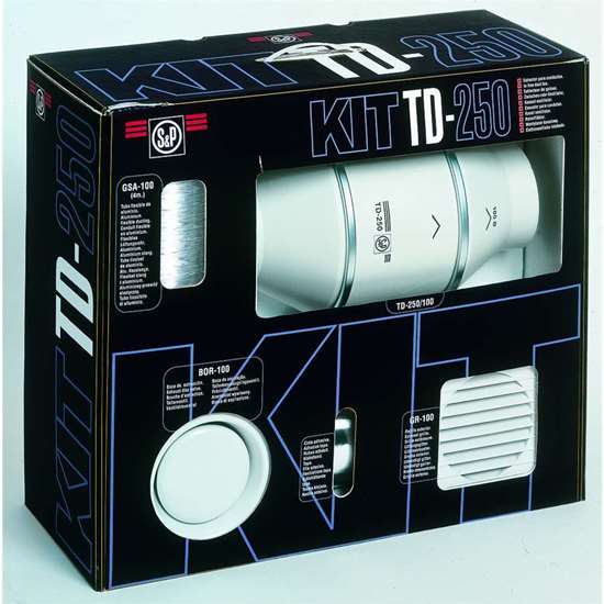Image sur Kit-Ventilateur turbulaire à insérer TD 250