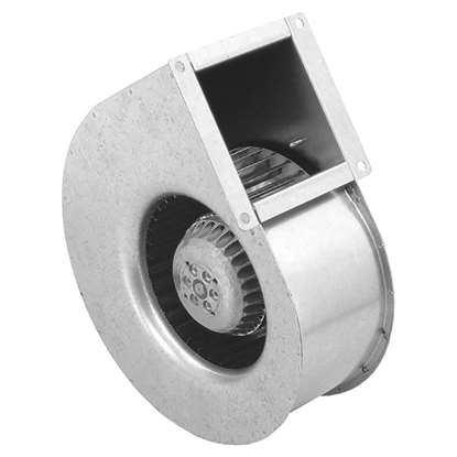 Immagine di Ventilatore radiale aspirazione RFE 120 MKU Ventilatore radiale aspirazione di un lato con bocchettone d'aspirazione e ventilazione.