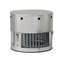Immagine di Ventilatore a camino HR25-6, rotondo 400V. Versione in acciaio cromato.