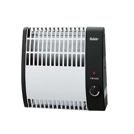 Bild von Frostwächter FW 500, chrom/anthrazit mit CH- Stecker. Heizleistung 500 Watt.