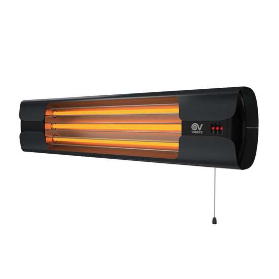 Bild von Thermologika Design Anthrazit, Wandmontage Heizleistung 1800 Watt.