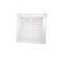 Immagine di Griglia di ventilazione in plastica D/150 RW Classic 150x150mm bianca con zanzariera.
