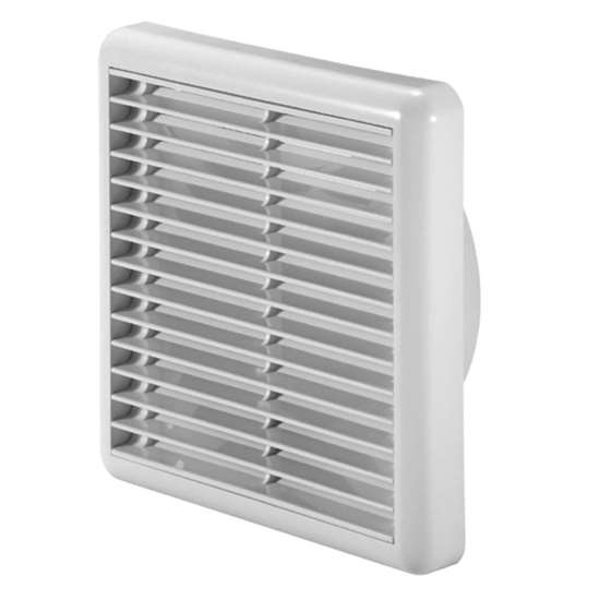 Immagine di Griglia di ventilazione in plastica G160, 190x190mm bianca.