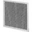 Immagine di Griglia di ventilazione in plastica G400, 440x440mm bianca.