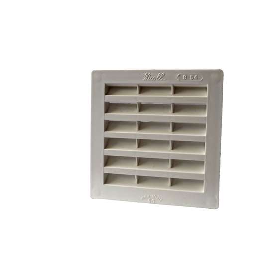 Immagine di Griglia interna Nicoll in plastica B204 201x201mm bianca.