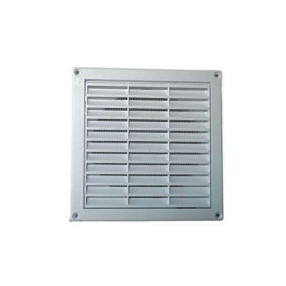 Image de Grille de ventilation en plastique KLG125 blanc 162x162mm grille intérieur et extérieur.