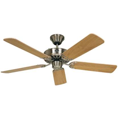 Bild von Deckenventilator Royal Chrom gebürstet Ø 132cm.