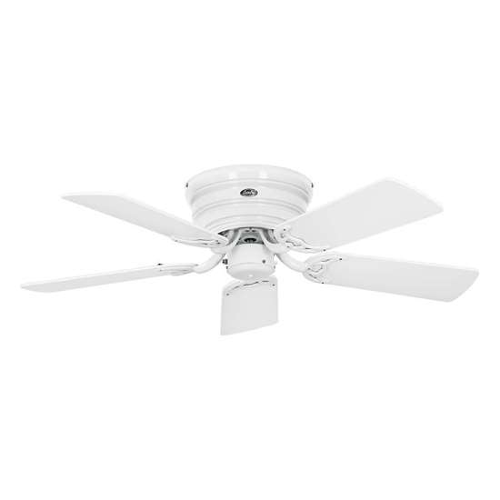 Immagine di Ventilatore da soffitto Classic  Flat III, bianco laccato Ø 103cm. (Casafan)