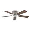 Immagine di Ventilatore da soffitto Classic Flat III, cromo spazzolatto Ø 132cm. (Casafan)