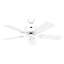 Bild von Energiespar Deckenventilator Eco Elements 103 WE, Weiss Ø 103cm. Flügel Weiss/Lichtgrau. Mit Fernbedienung. (Casafan)