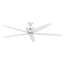 Bild von Energiespar Deckenventilator Eco Elements 180 WE, Weiss, Ø 180cm. Flügel Weiss/Lichtgrau. Mit Fernbedienung. (Casafan)