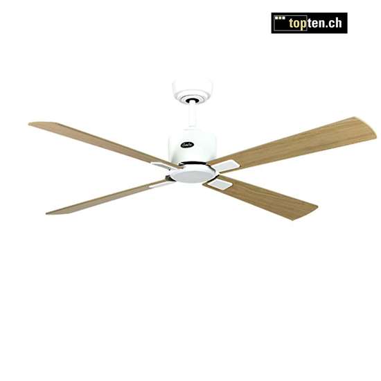 Ventilatore Da Soffitto A Risparmio Energetico Eco Neo Iii 132 Bianco O 132 Cm Eliche Acero Faggio Con Telecomando