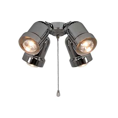 Image de Lampe Royal 4 spot métallique réglable chrome.
