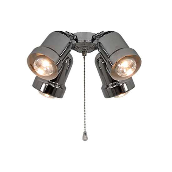 Image sur Lampe Royal 4 spot métallique réglable chrome pour Eco Elements.