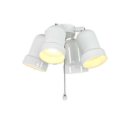 Image de Lampe Royal 4 spot métallique réglable blanc.