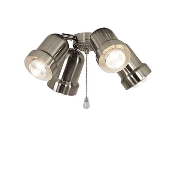 Image sur Lampe Royal 4 spot métallique réglable chrome brossé pour Eco Elements.