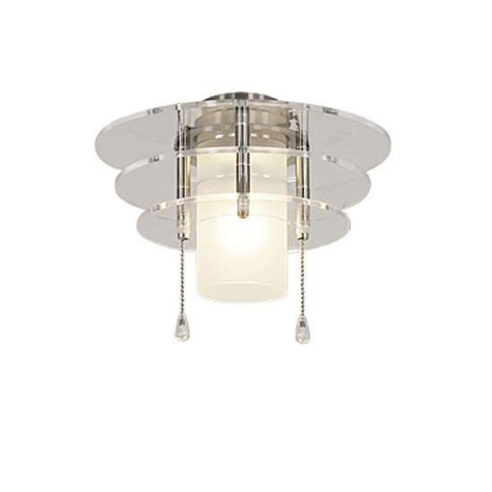 Image sur Lampe Royal 6 vitres d'acrylique chrome brossé pour Nightflight.
