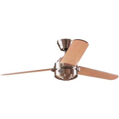 Image de Ventilateur de plafond Hunter Carera nickel brossé Ø 132cm.