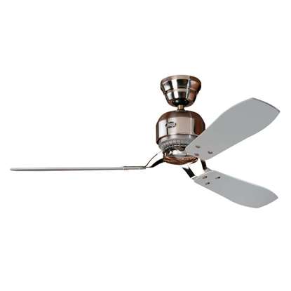 Bild von Deckenventilator Hunter Industrie Chrom gebürstet Ø 132cm.