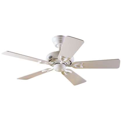 Image de Ventilateur de plafond Hunter Seville II blanc Ø 112cm.