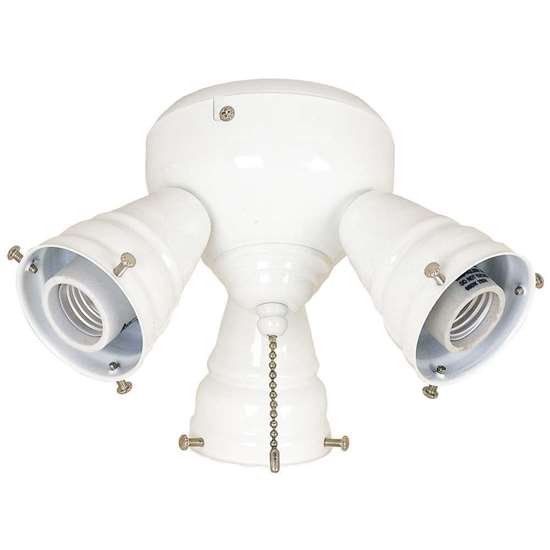 Image sur Lampe (Hunter) Victorian blanc.