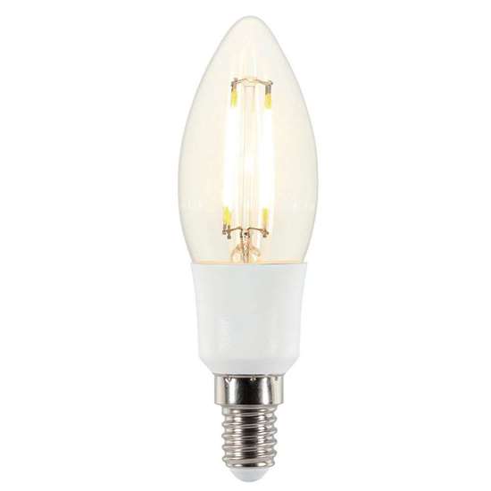 Immagine di LED 5.0  W LED C35, E14. Bianco caldo Dimmerabile, 27 Kelvin.