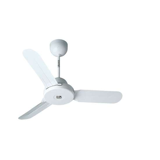 Image sur Ventilateur de plafond Nordik Design 1S 120 blanc Ø 122 cm.