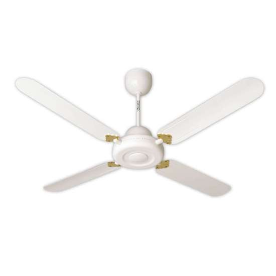 Immagine di Ventilatore da soffitto Nordik Decor 1S 90 bianco Ø 91.4 cm.