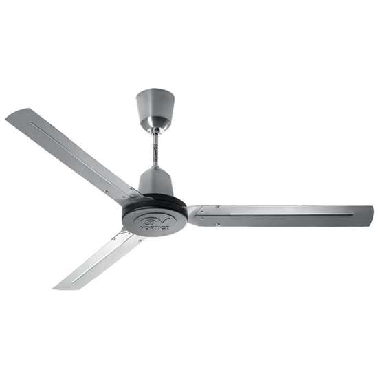 Immagine di Ventilatore da soffitto Nordik Heavy Duty inox 120 Ø 121.8 cm.