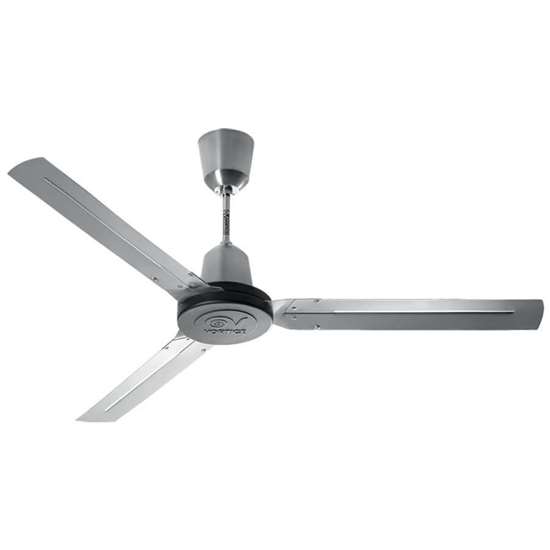 Image sur Ventilateur de plafond Nordik Heavy Duty inox 120 Ø 121.8 cm.