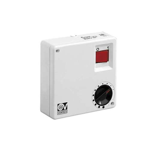 Bild von Stufenloser Regler SCNR C 2.5. (Max. 450 W). AP Für max. 4 Deckenventilatoren ohne Licht. Mindestdrehzahl muss in der Steuerung eingestellt werden.