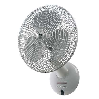 Image de Ventilateur mural Gordon W30/12, gris Ø 36.4 cm, avec télécommande