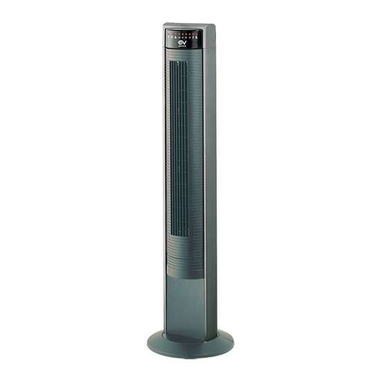 Image sur Ventilateur à tour Ariante Tower Super, gris/noir. Hauteur 105 cm.