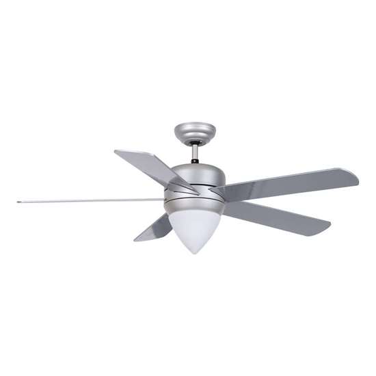 Deckenventilator Turboprop, LV 115 Ø 132 cm. Gehäuse (Motor) Matt chrom