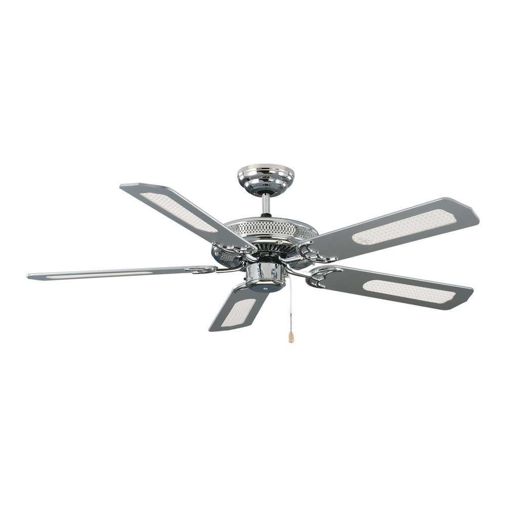 Ventilateur de plafond Lux Classic, LV 5202 CR Ø 132 cm. Boîtier chrome