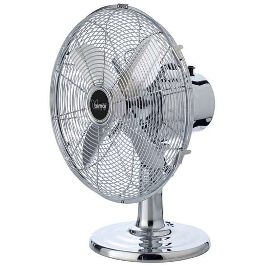 Immagine di Metallo Ventilatore da tavola VTM32 cromato Ø 29,5cm