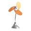 Bild von Mini-Tischventilator VT11 Orange Ø 12cm