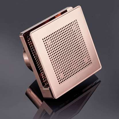 Bild von Bad-/WC-Ventilator Punto EVO 100 LL, Pink Gold, mit Verschlussklappe ohne Nachlauf