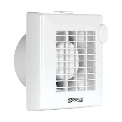 Bild von Vortice Bad-/WC-Ventilator Punto M 120 T, 230 V. Ohne Verschlussklappe, mit Nachlauf.