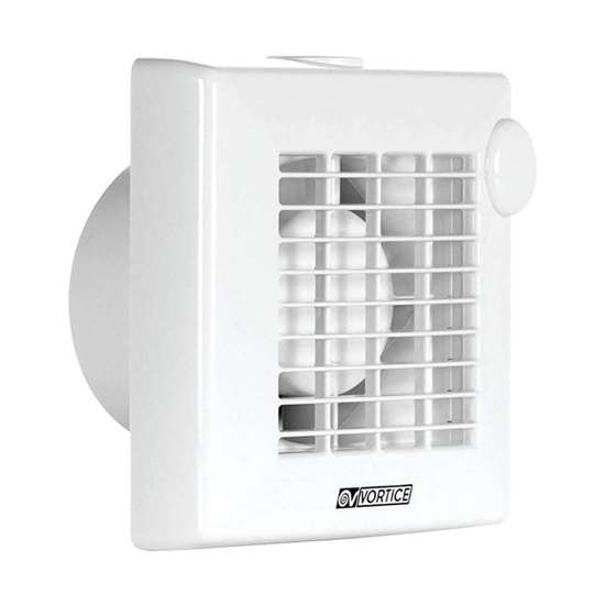 Image sur Ventilateur pour salle de bain/WC Vortice Punto M 150 T. Sans clapet antiretour, avec temp.