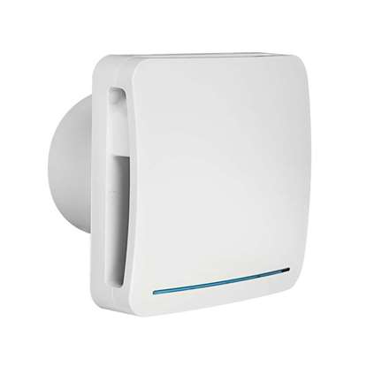 Immagine di Ventilatore di bagno/WC ECOAIR Design M con motore EC, ventilazione permanente di base umidostato e cordone. (Soler und Palau)