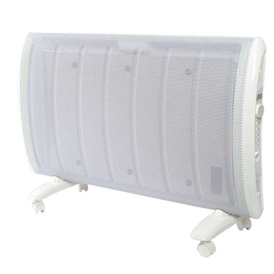 Bild von Wärmewellenheizgerät WW 151 E,  1500 Watt mit elektronischem Thermostat, Aufstellung freistehend, auf Rollen oder wandmontiert